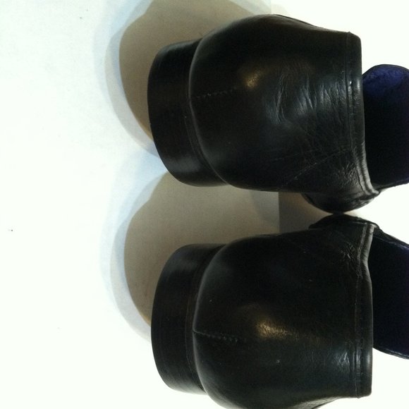 ROBERT WAYNE MENS BLACK LEATHER SLIP-ON LOAFERS DRESS SHOES SIZE: 9.5M
